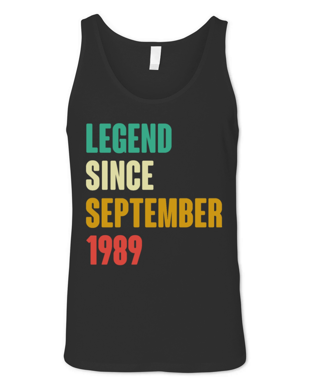 September 1989 33rd Birthday 33 Years Old Bday Gi Unisex Jersey Tank