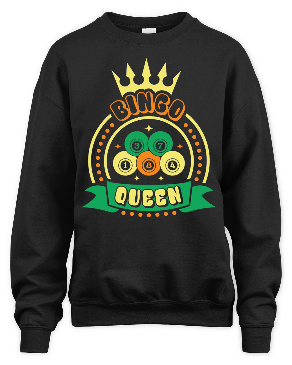 Bingo Queen 02 Unisex Premium Crewneck Sweatshirt
