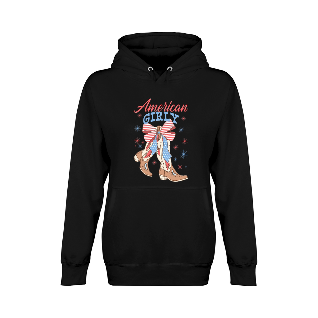 American Girly Coquette 4th of July png300 Unisex Premium Pullover Hoodie