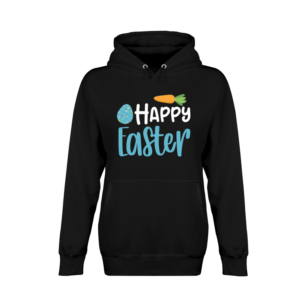 Happy Easter Carrot Blue Egg Unisex Premium Pullover Hoodie