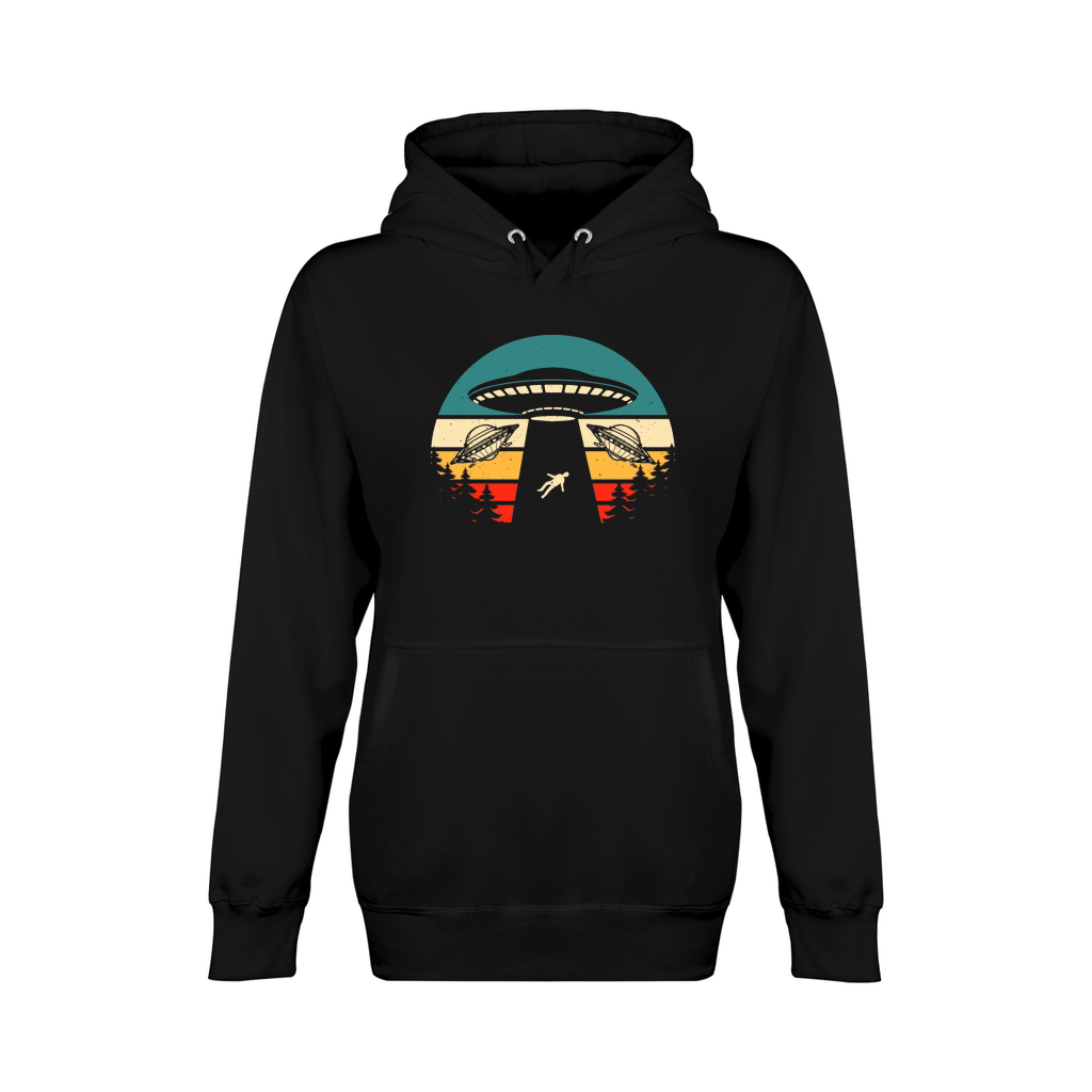 Vintage UFO Alien 11 Unisex Premium Pullover Hoodie