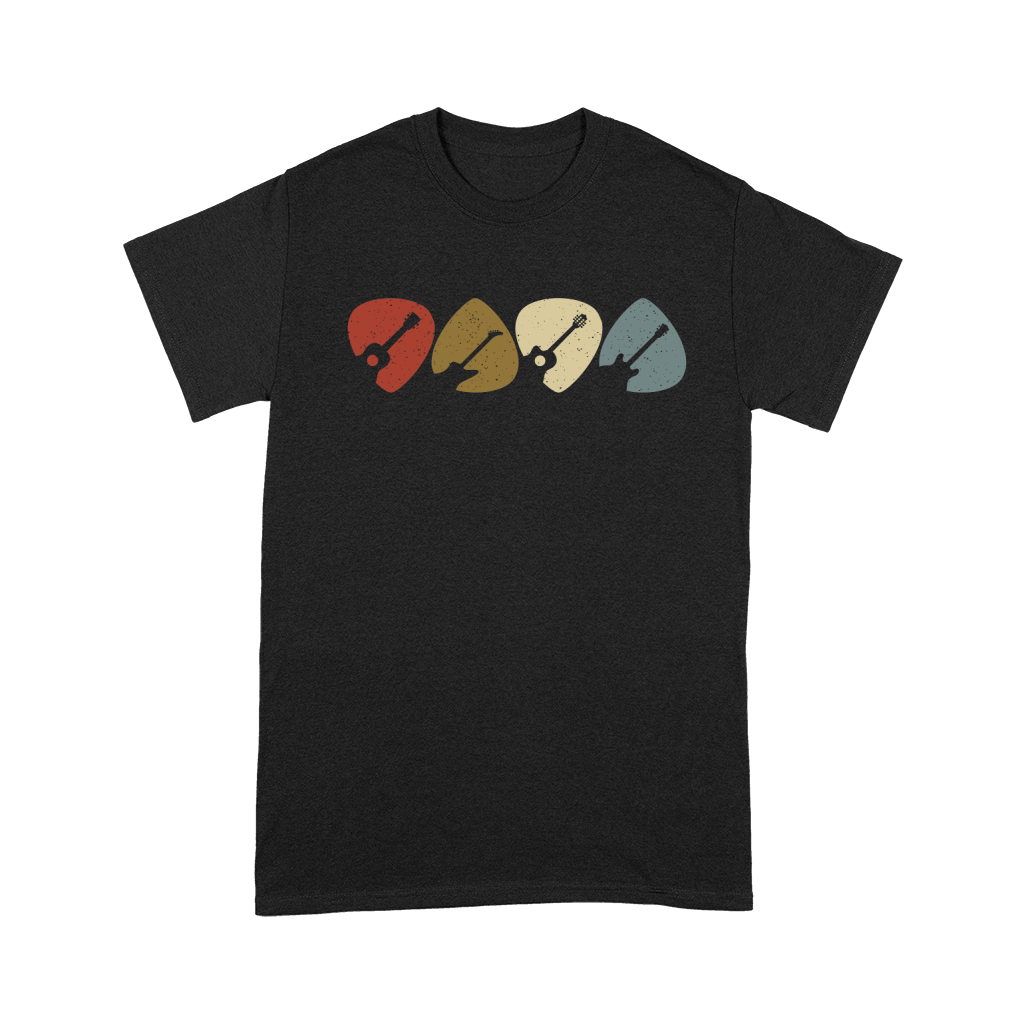Retro Vintage Guitar Pick Player Unisex T-Shirt