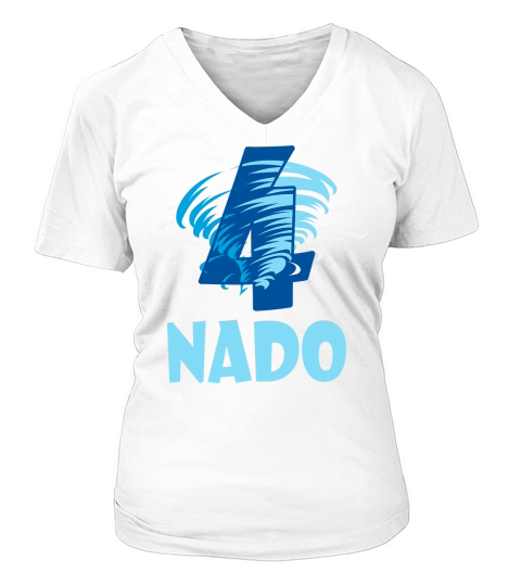 birthday 4 nado V-neck T-Shirt Woman