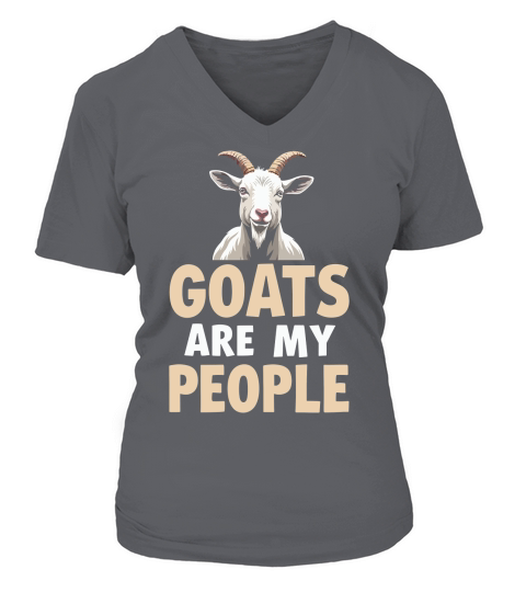 Goats are my people V-neck T-Shirt Woman