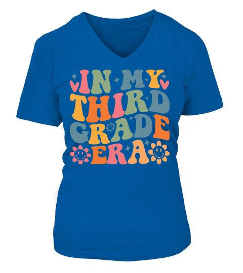 In my third grade ERA 01 V-neck T-Shirt Woman