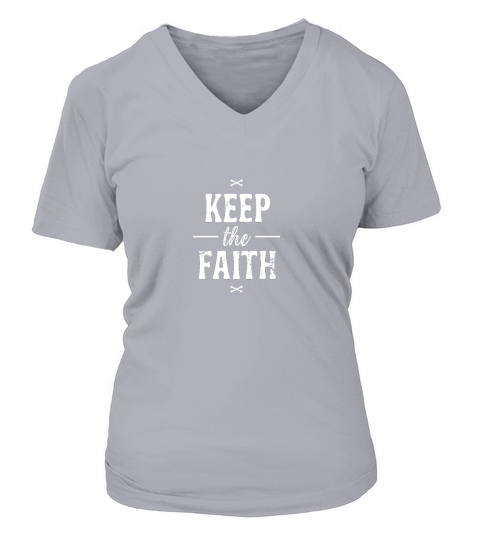 Keep the faith V-neck T-Shirt Woman