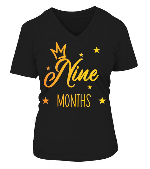 Nine Months V-neck T-Shirt Woman