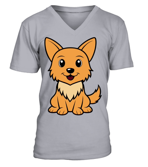 Australian Terrier 03 V-Neck T-shirt