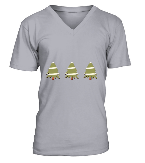 Christmas Tree (1) 3 V-Neck T-shirt