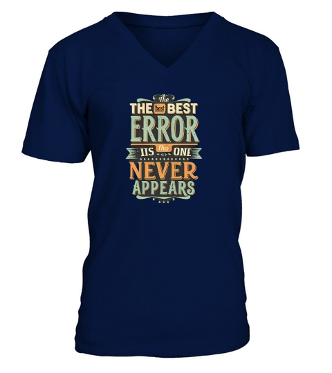 the best error V-Neck T-shirt