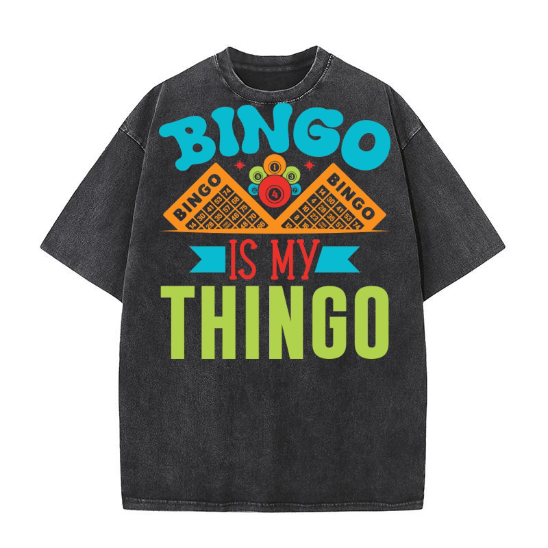 Bingo Is My Thingo 04 Washed T-Shirt