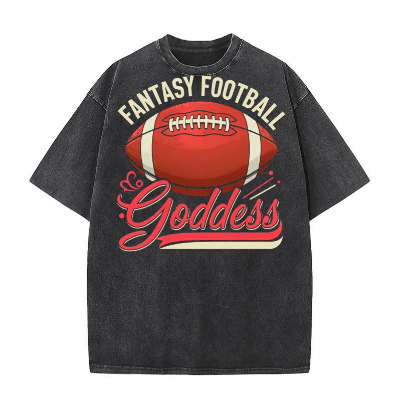 Fantasy Football Goddess Washed T-Shirt