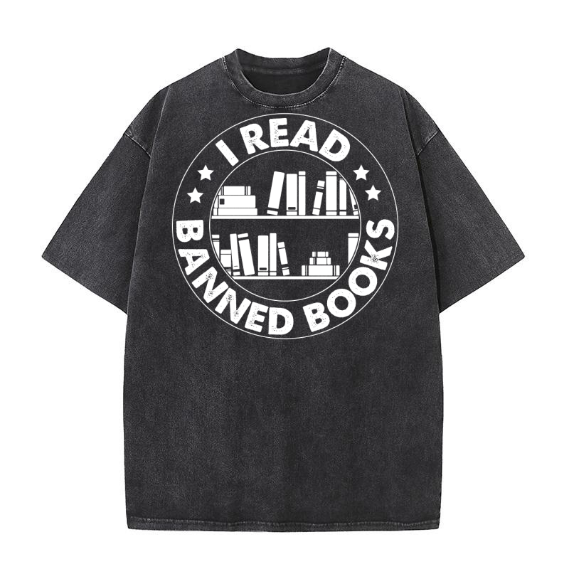 I Read Banned Books (1) Washed T-Shirt