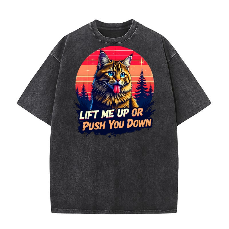 Lift Me Up or Push You Down Washed T-Shirt