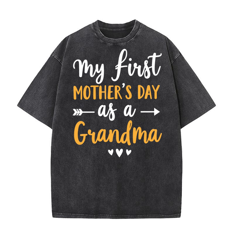 My first mothers day as a grandma Washed T-Shirt