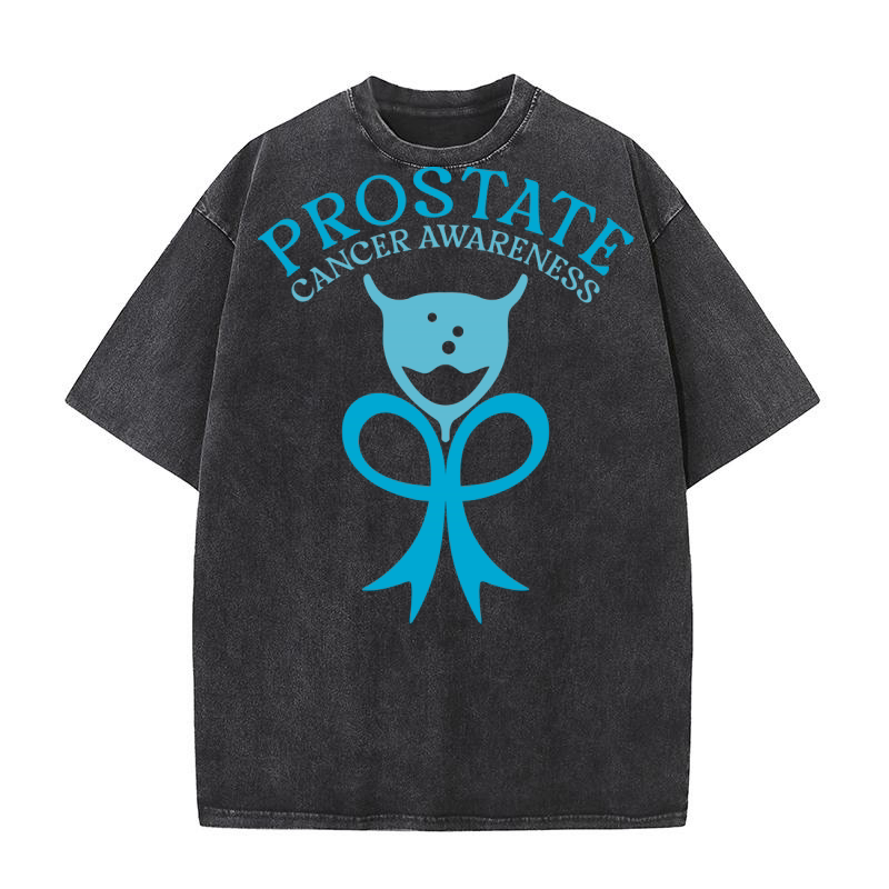 PROSTATE CANCER AWARENESS 1 Washed T-Shirt