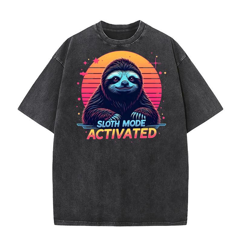 Sloth mode activated 2 Washed T-Shirt