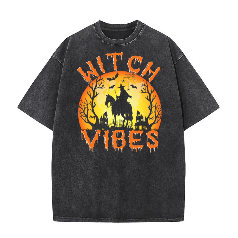 witch vibes Washed T-Shirt