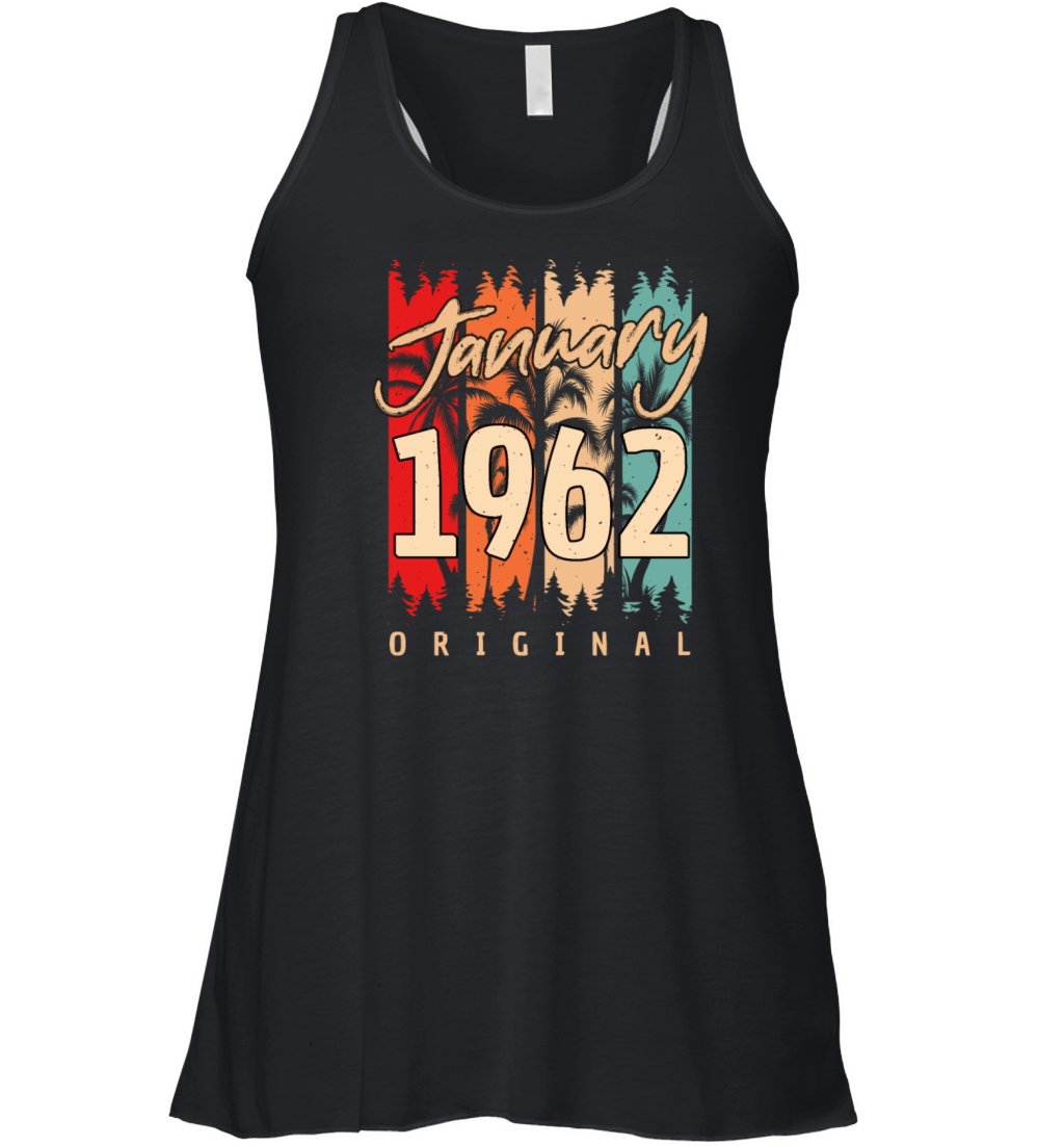 1962 In January Vintage Women's Flowy Tank Top