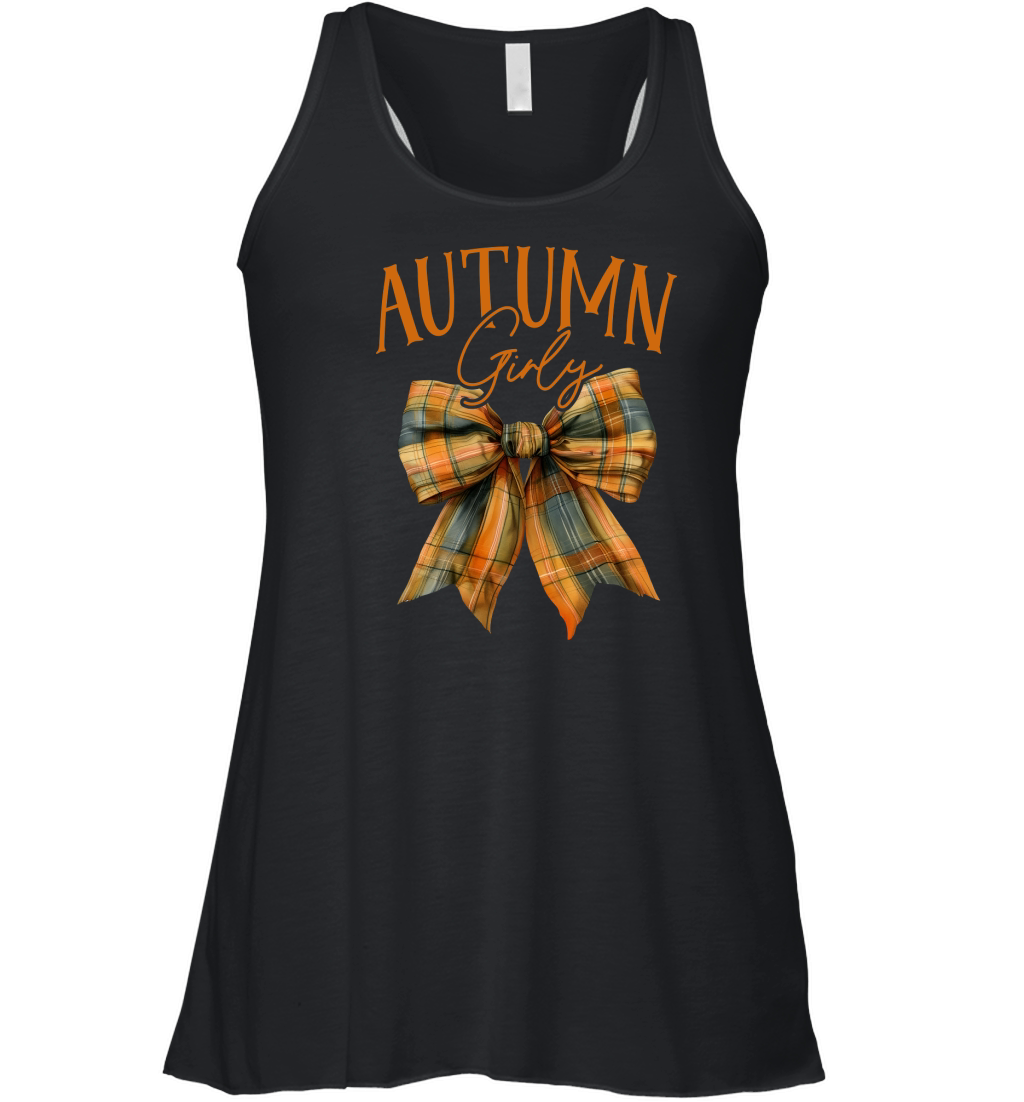 Autumn Girly Coquette Women's Flowy Tank Top