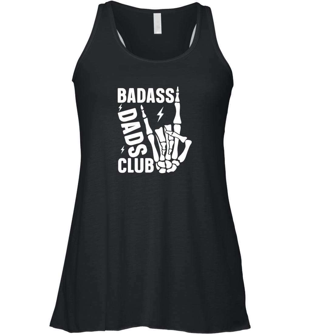 Badass dads Club 9 03 Women's Flowy Tank Top