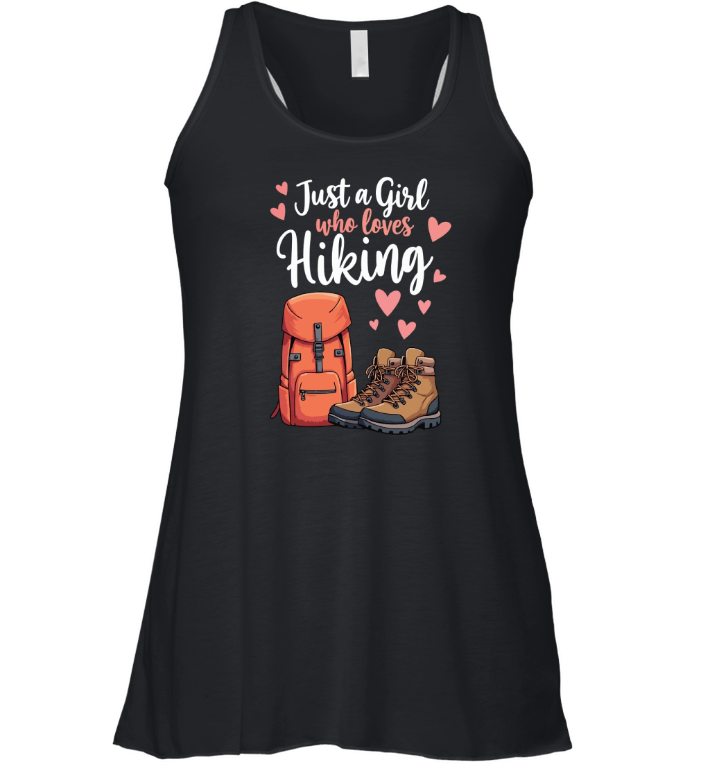 Just a girl who loves hiking Women's Flowy Tank Top