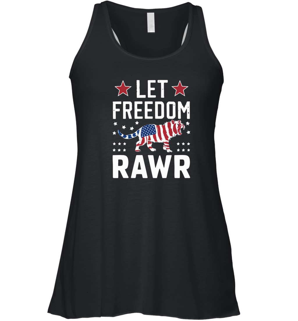 let freedom rawr Women's Flowy Tank Top
