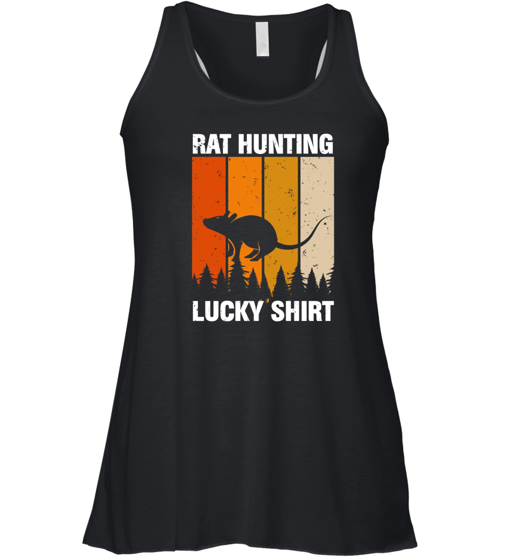 Rat Hunting Lucky shirt Women's Flowy Tank Top
