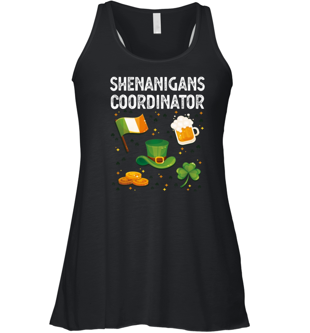 Shenanigans Coordinator Irish St Patricks Da Women's Flowy Tank Top