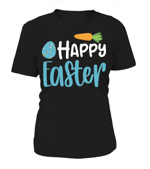 Happy Easter Carrot Blue Egg Women's T-Shirt