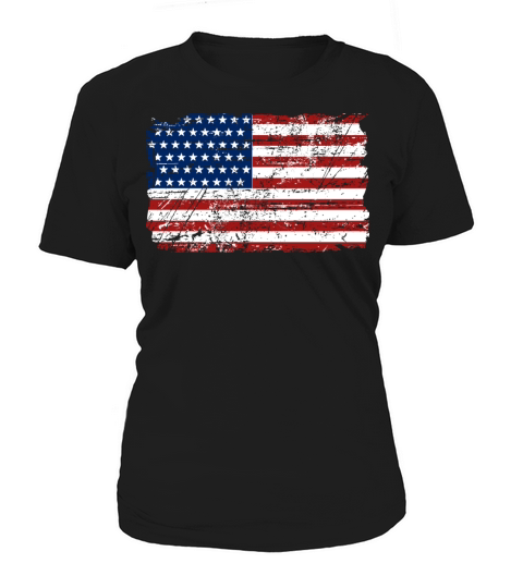 USA Flag - Vintage Look Women's T-Shirt