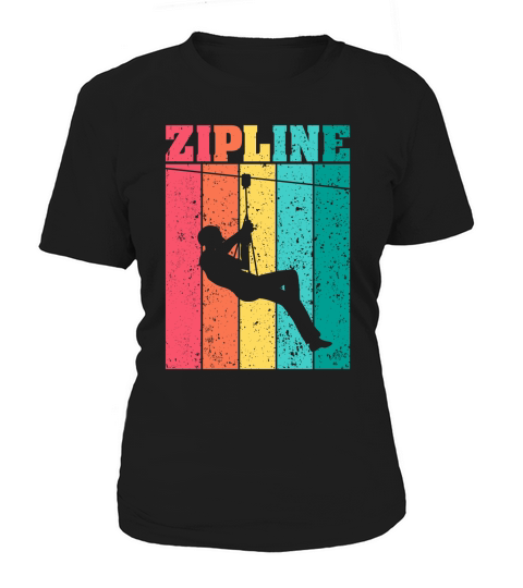Zipline Adventure Vintage Ziplining Women's T-Shirt