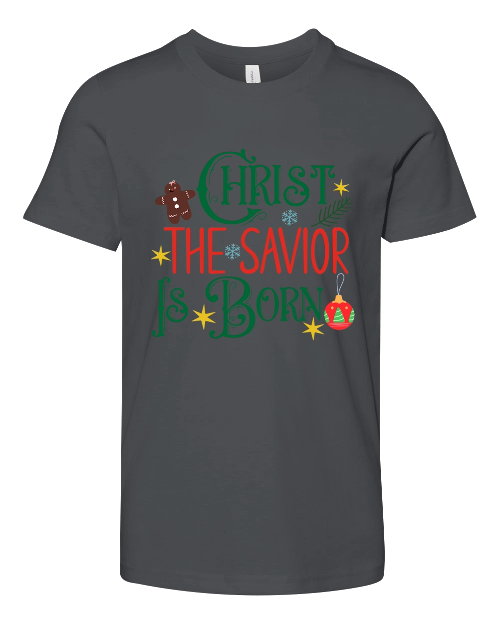 Christ The Savior Is Born Youth Unisex Jersey Tee