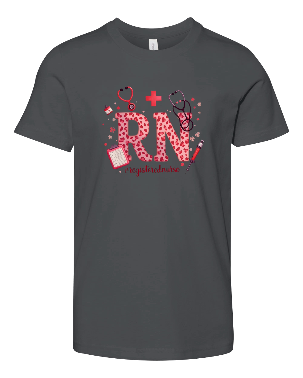 RN Registered Nurse Christmas Youth Unisex Jersey Tee