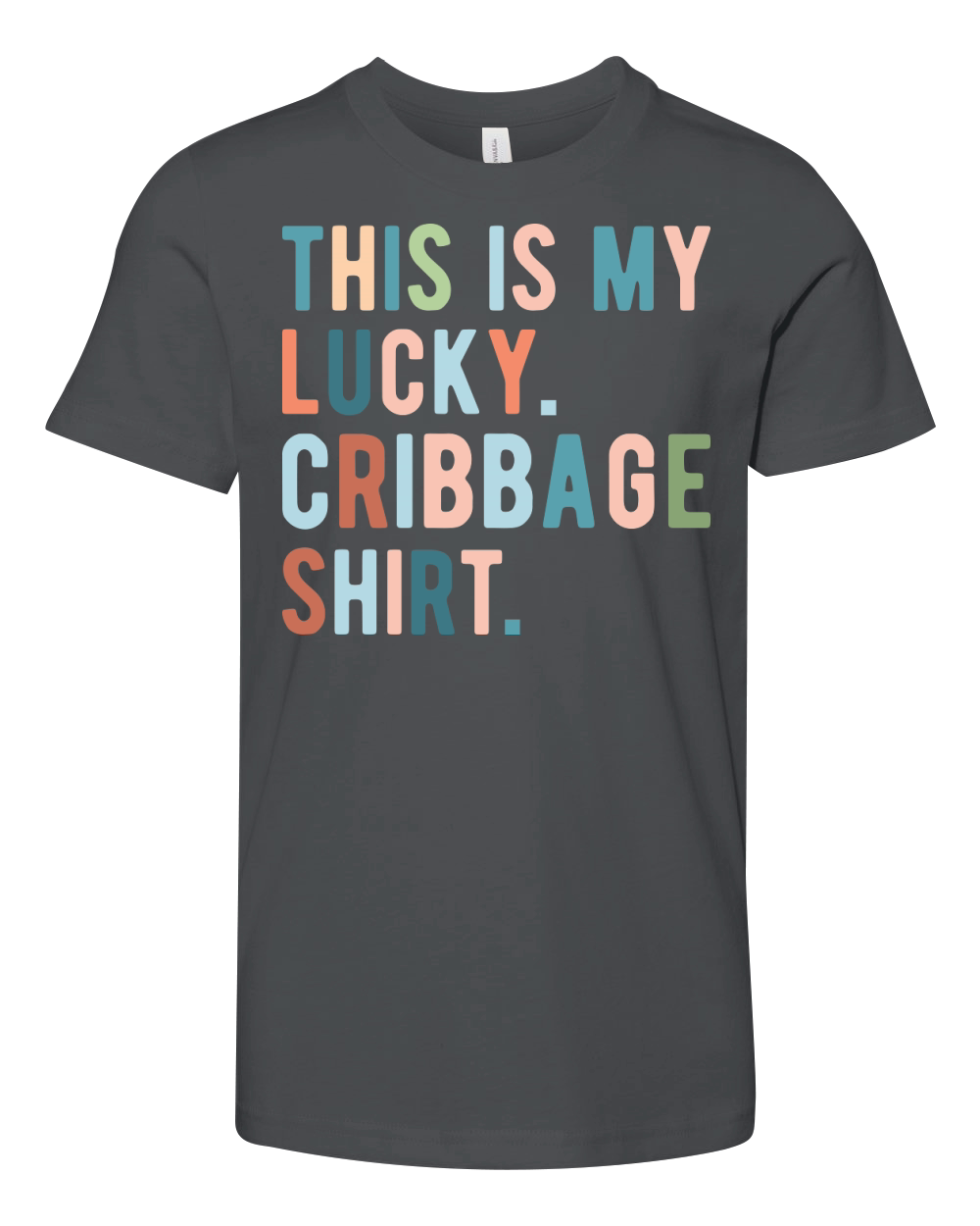 this is my lucky cribbage shirt Youth Unisex Jersey Tee