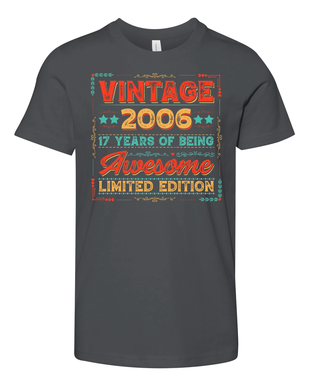 Vintage 2006 Being Awesome Limited Edition Birthday (1) Youth Unisex Jersey Tee