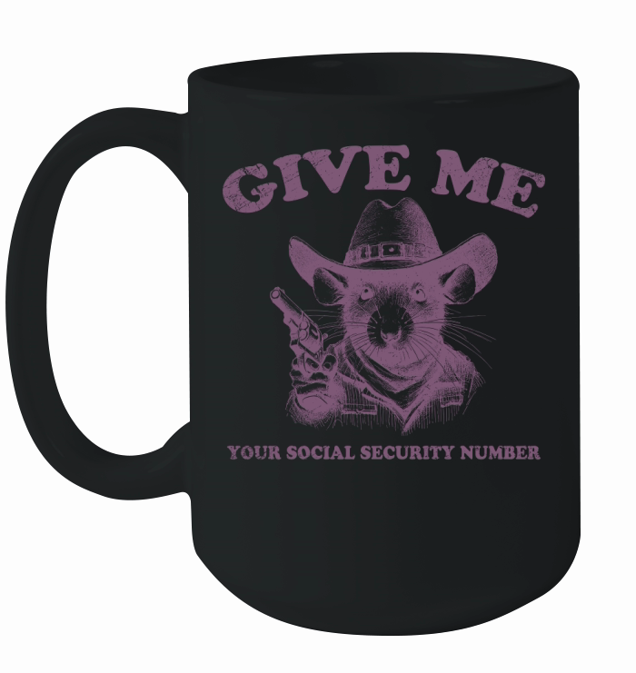 Rat Cowboy L Purple GR Ceramic Mug