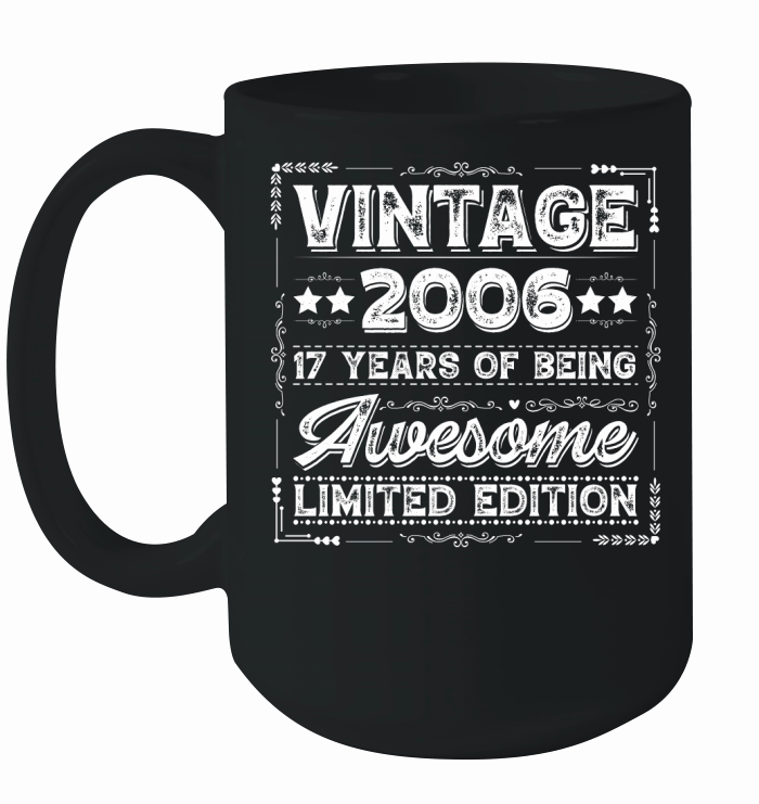 Vintage 2006 Being Awesome Limited Edition Birthday (2) Ceramic Mug