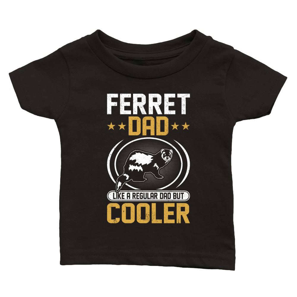Ferret dad like a regular dad but cooler (4) Classic Baby Crewneck T-shirt