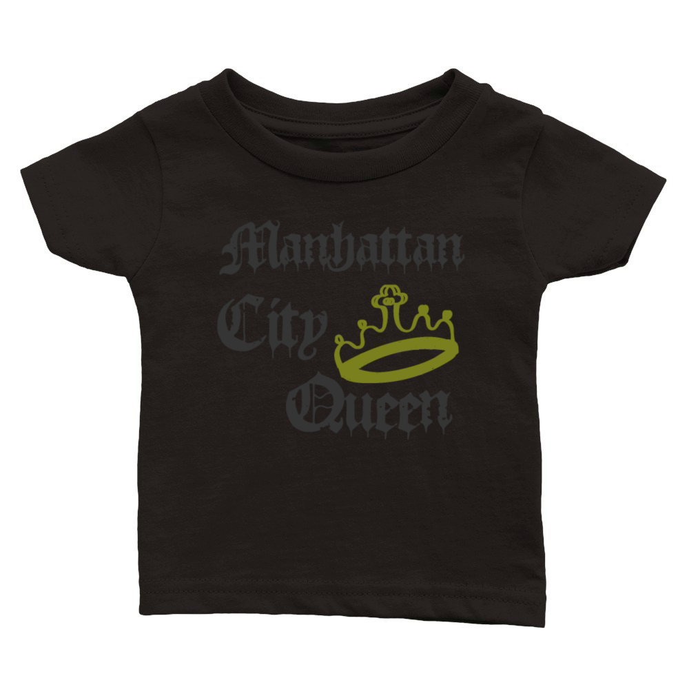Manhattan City Queen Classic Baby Crewneck T-shirt