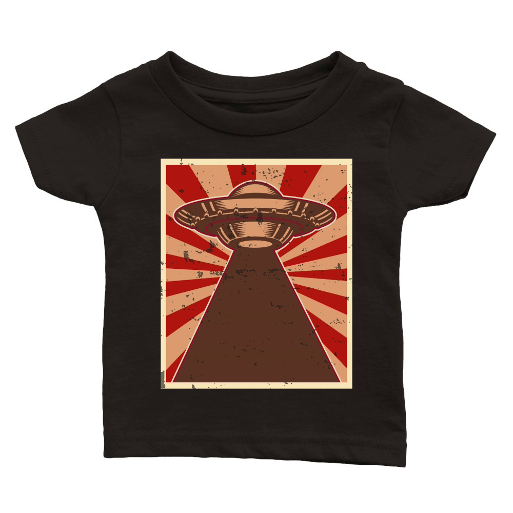Vintage UFO Alien 30 Classic Baby Crewneck T-shirt