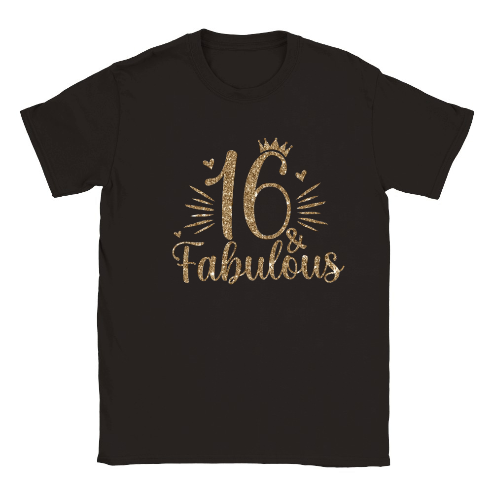 Birthday 16 Eye Catching Classic Kids Crewneck T-shirt