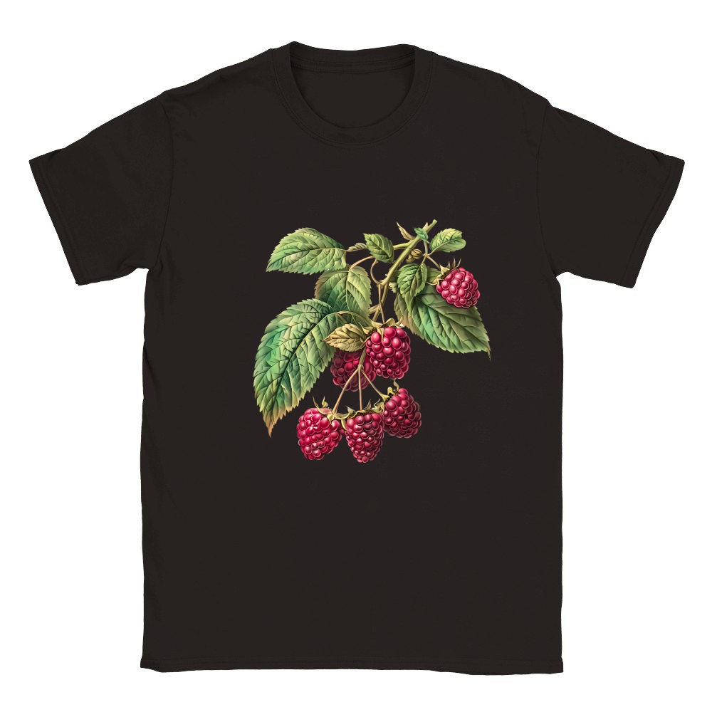 Blueberries Vintage Fruit Classic Kids Crewneck T-shirt