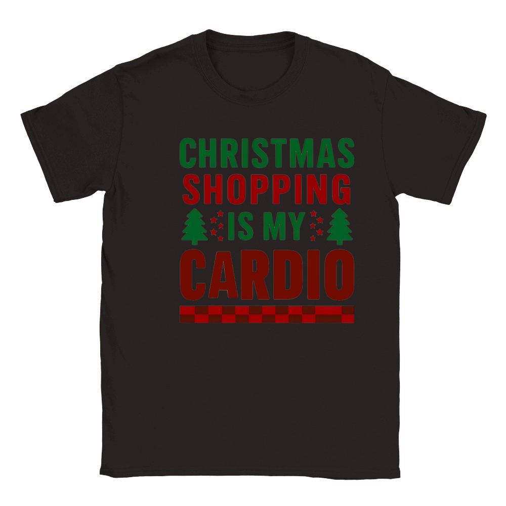 Christmas Shopping Is My Cardio Christmas Classic Kids Crewneck T-shirt