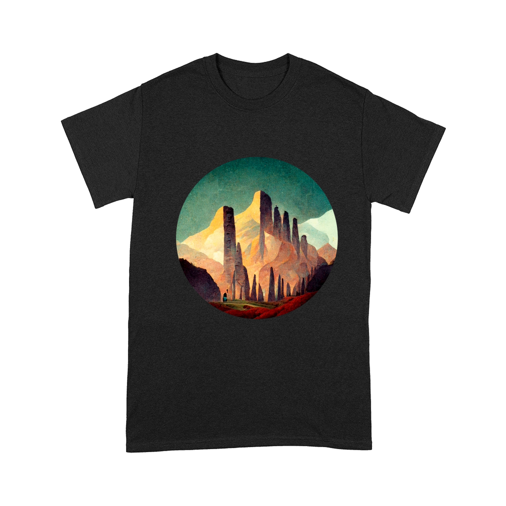 Retro Vintage Mountain Comfort T-shirt