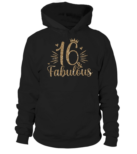 Birthday 16 Eye Catching Hoodie Unisex
