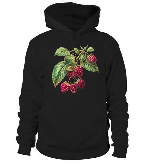 Blueberries Vintage Fruit Hoodie Unisex