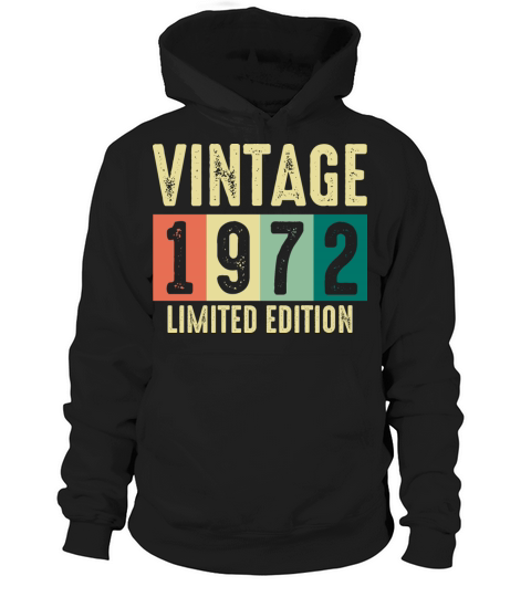 Vintage 1972 - 50 years old - 50th birthday gift Hoodie Unisex