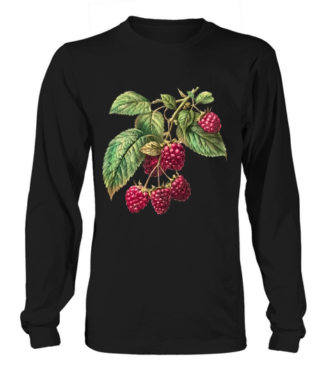 Blueberries Vintage Fruit Long sleeved Unisex