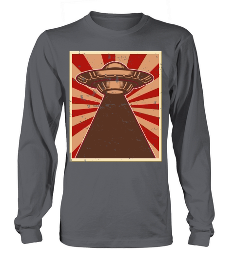 Vintage UFO Alien 30 Long sleeved Unisex